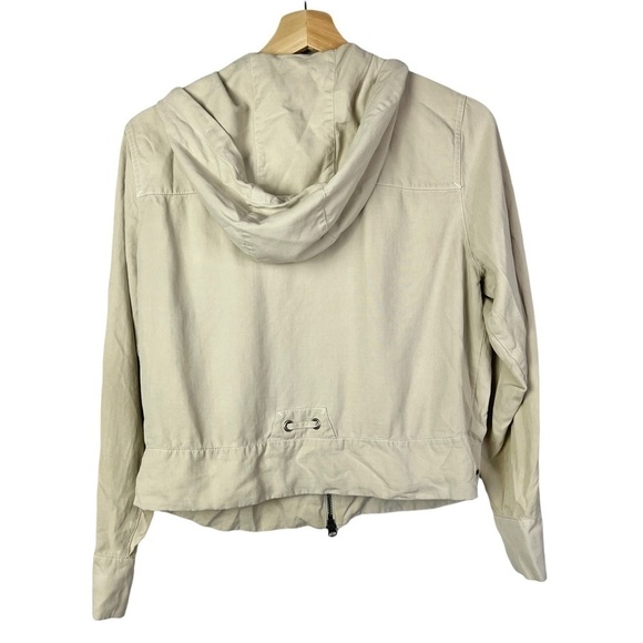 Tommy Bahama Vintage Ivory Full Zip Silk Jacket M - Picture 2 of 6